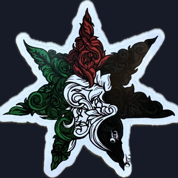 Sticker - Floral Palestine Thumbnail